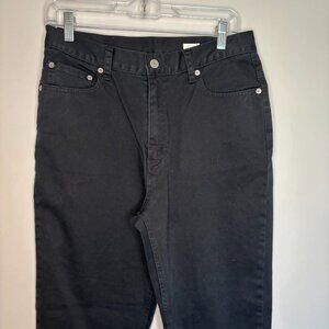 LEVI'S 512 Slim Fit Jean Womens 12 Red Tab Black Stretch